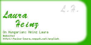 laura heinz business card